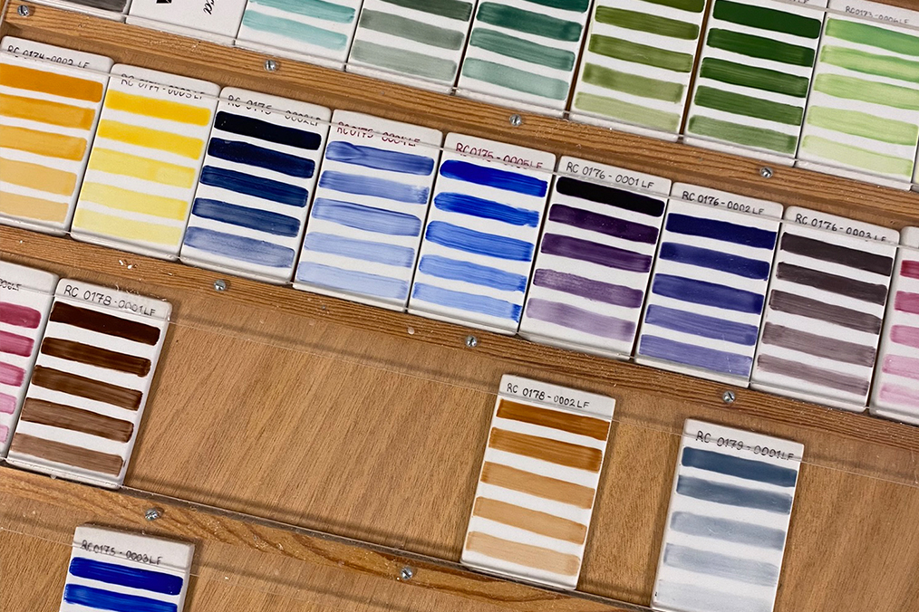 colour samples chosen for the 2022 harald award